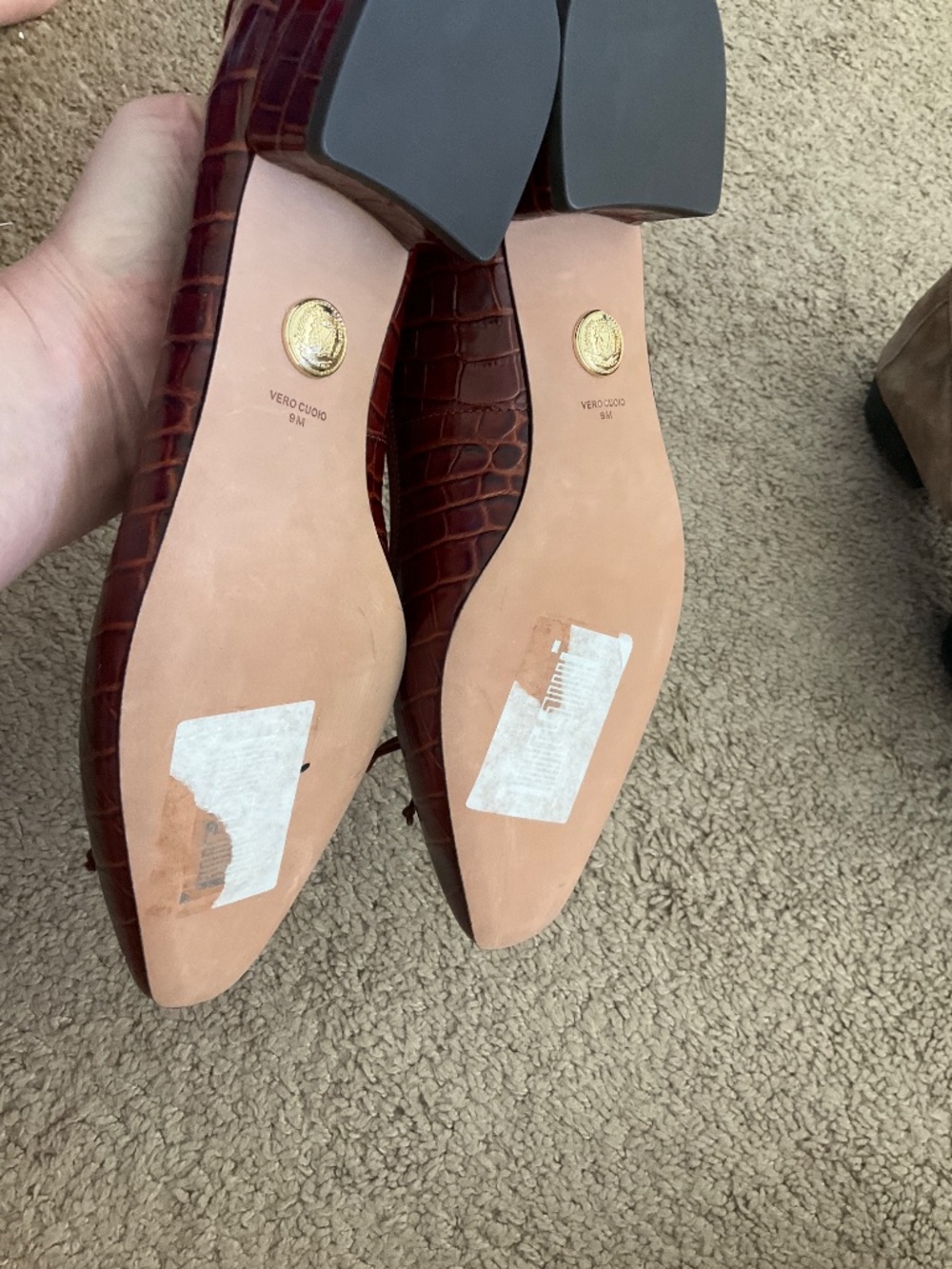 Veronica Beard Cecile Bow Crocodile Leather Pumps - Picture 6 of 9